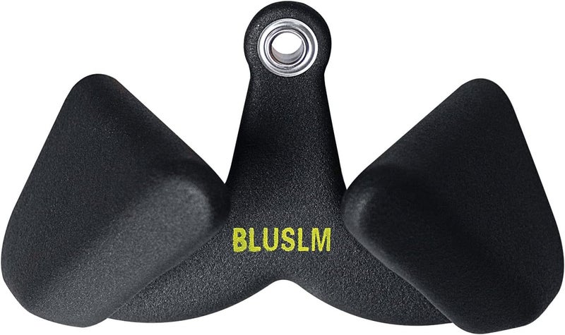 BLUSLM LAT Pull Down Bar for Cable Machine, LAT Pulldown Attachments T Bar V Bar Cable Attachment, Back Tricep Bar Strength Training Handle - Image 1